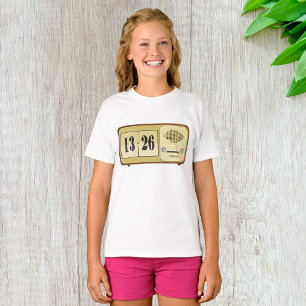 Camiseta Reloj Radio Antiguo Flip Vintage