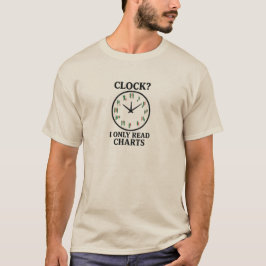 Camiseta ¿Reloj? Solo Leo Gráficos Velas Japonesas