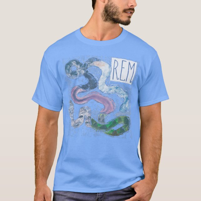 Camiseta REM 80s Distressed gift (Anverso)