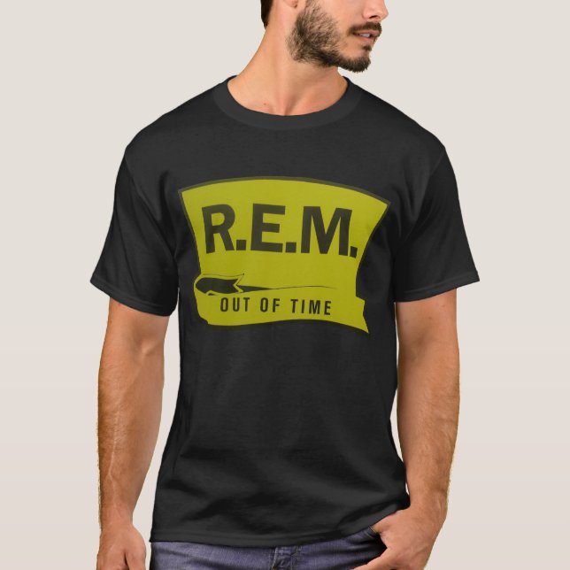Camiseta REM, banda,  (Anverso)