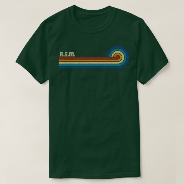 Camiseta REM Retro Sunset (Diseño del anverso)