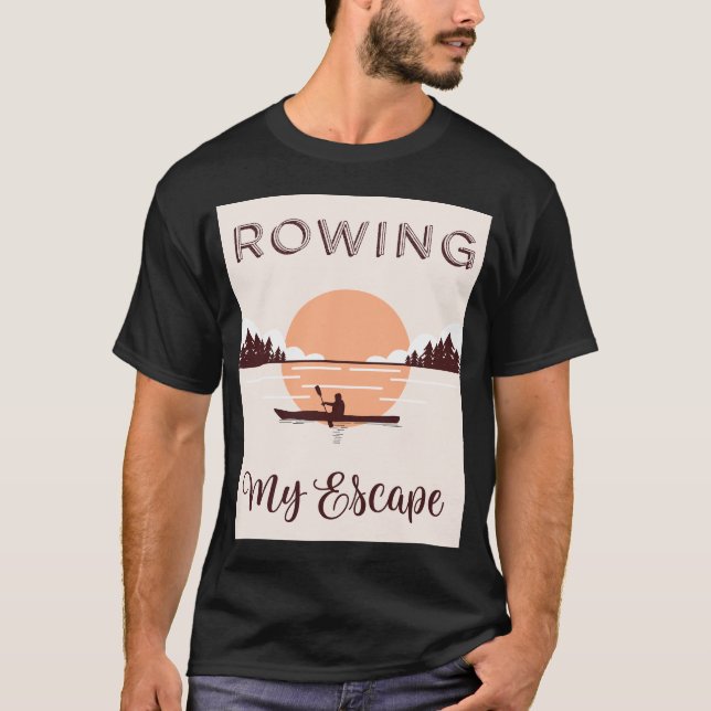 Camiseta Remando mi escape (Anverso)