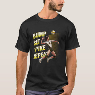 Camiseta Remate de voleibol Establecer repetición Banana Am