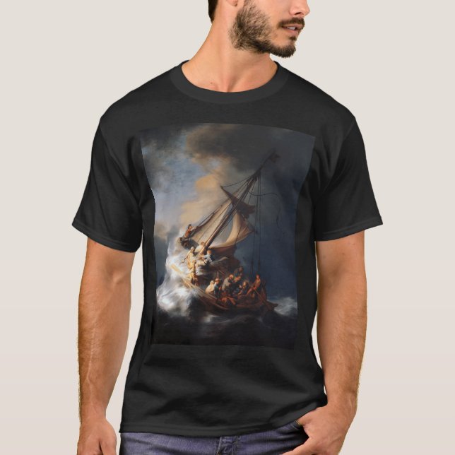 Camiseta Rembrandt La Tormenta En El Mar De Galilea (Anverso)