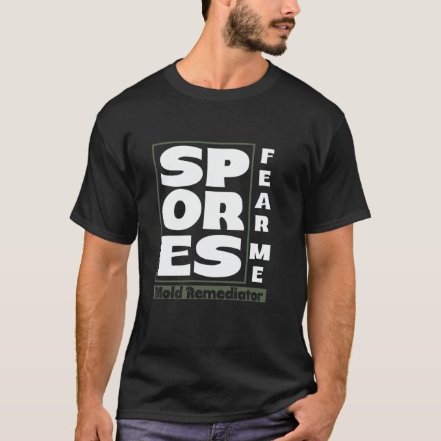 Camiseta Remediador de Moho Eliminación de Moho (Anverso)