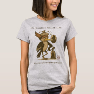 Camiseta Remedio para el dolor de cabeza del pájaro carpint