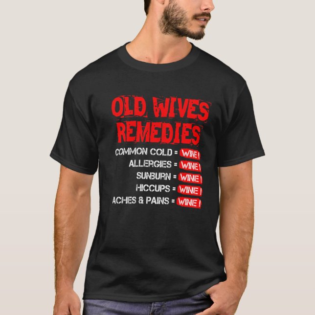 Camiseta Remedios a viejas esposas (Anverso)