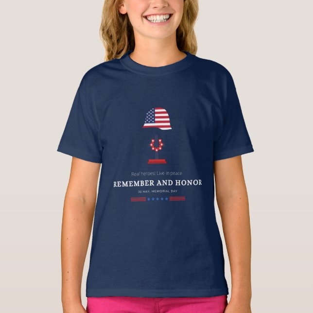 Camiseta Remember and honor  (Anverso)