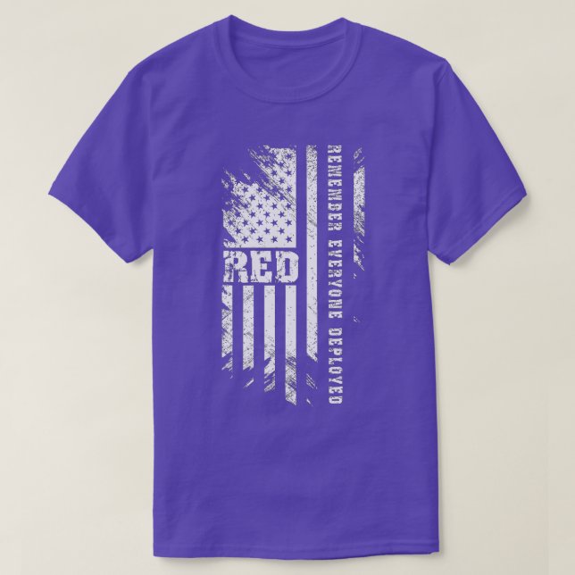 Camiseta Remember Everyone Veteran Deployed RED Friday (117 (Diseño del anverso)