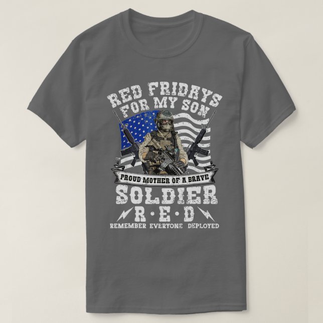 Camiseta Remember Everyone Veteran Deployed RED Friday (21) (Diseño del anverso)