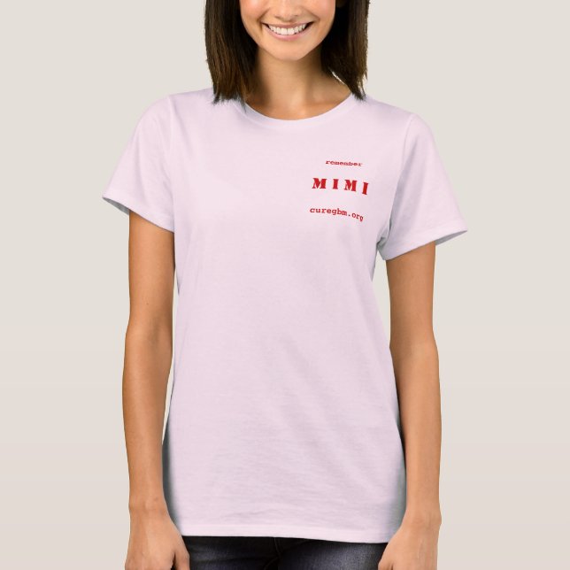 Camiseta REMEMBER MIMI - Ladies long sleeve (Anverso)