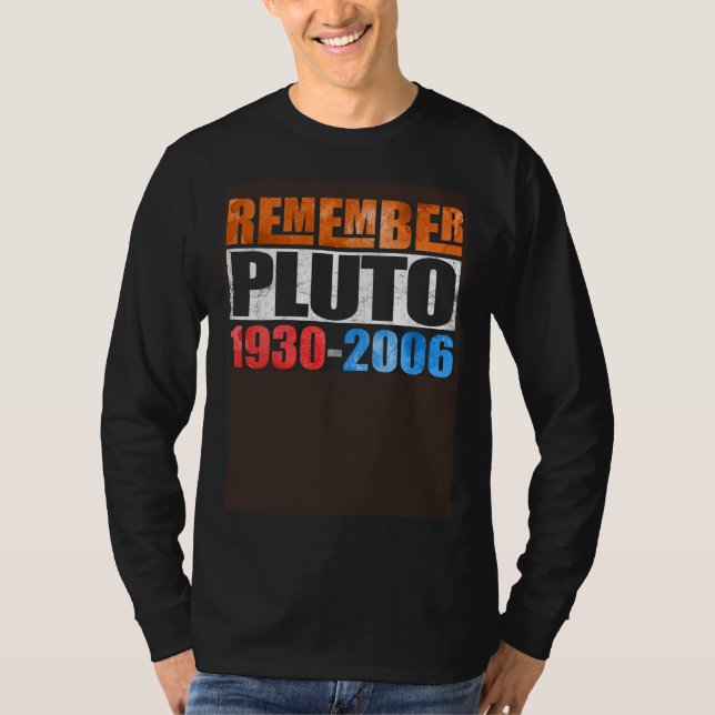 Camiseta Remembering Lovable Pluto Artwork (Anverso)
