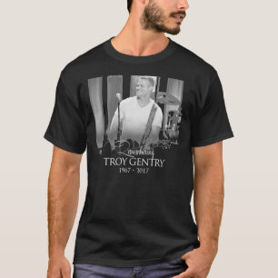 Camiseta Remembering Troy Gentry & Montgomery Premium T