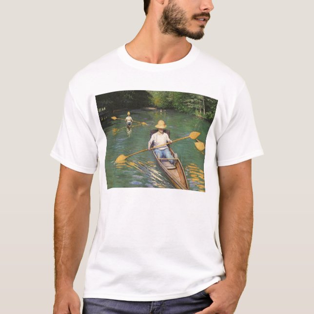 Camiseta Remeros de Gustave Caillebotte (Anverso)