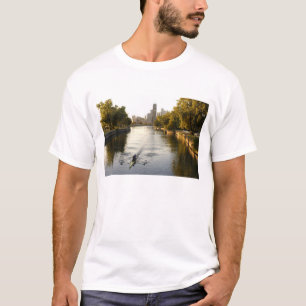 Camiseta Remeros en la laguna de Lincoln Park, Chicago, Ill