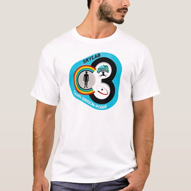 Camiseta Remiendo de la misión de Skylab 3 (Anverso)