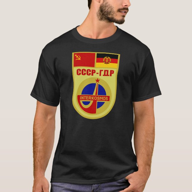 Camiseta Remiendo de la misión de USSR-DDR Soyuz 31 (Anverso)
