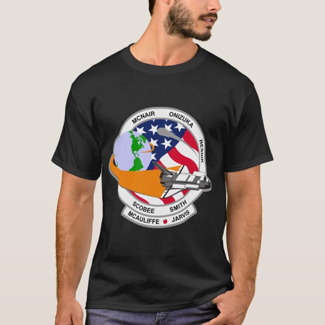 CAMISETA REMIENDO DE STS-51-L (Anverso)