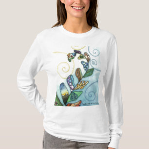 Camiseta Remiendo del helecho de la vida