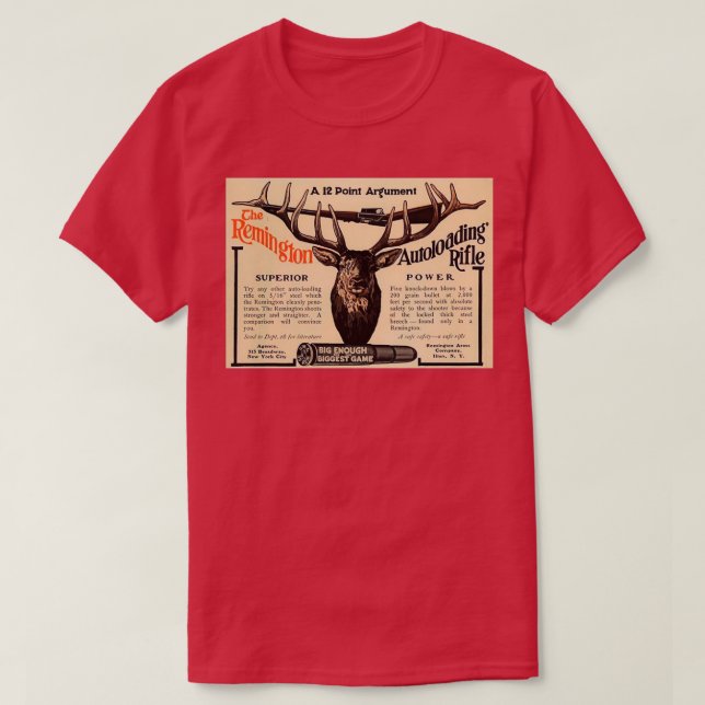 Camiseta Remington (Diseño del anverso)