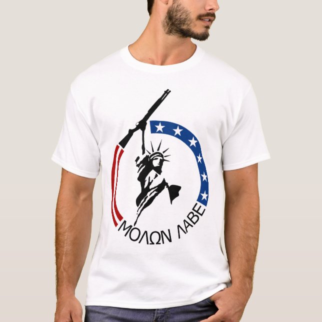 Camiseta Remington 870 - MOLON LABE (Anverso)