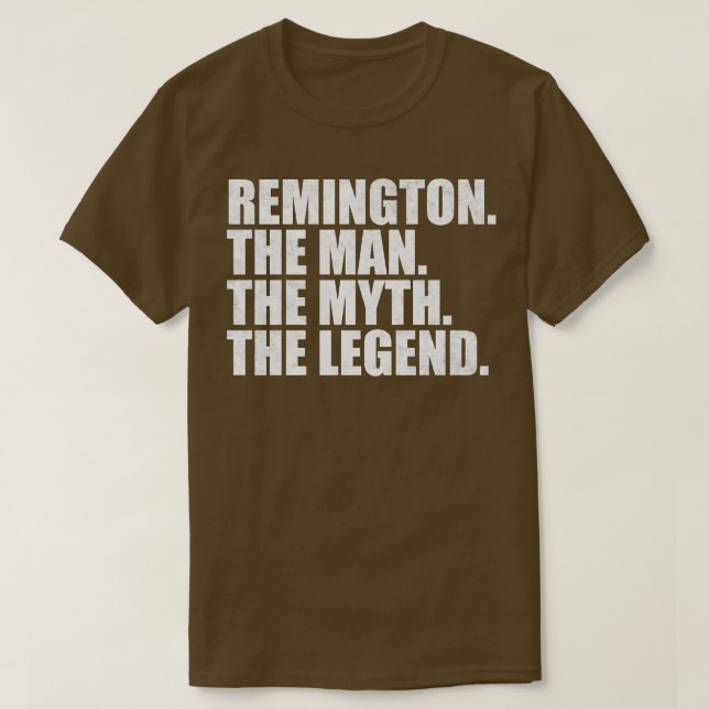 Camiseta Remington Nombre Remington Nombre Remington Nombre (Diseño del anverso)