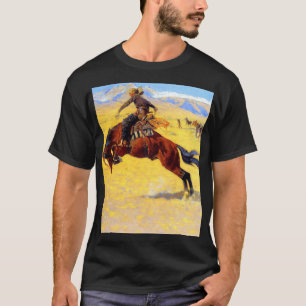Camiseta Remington Old West Horse y Cowboy