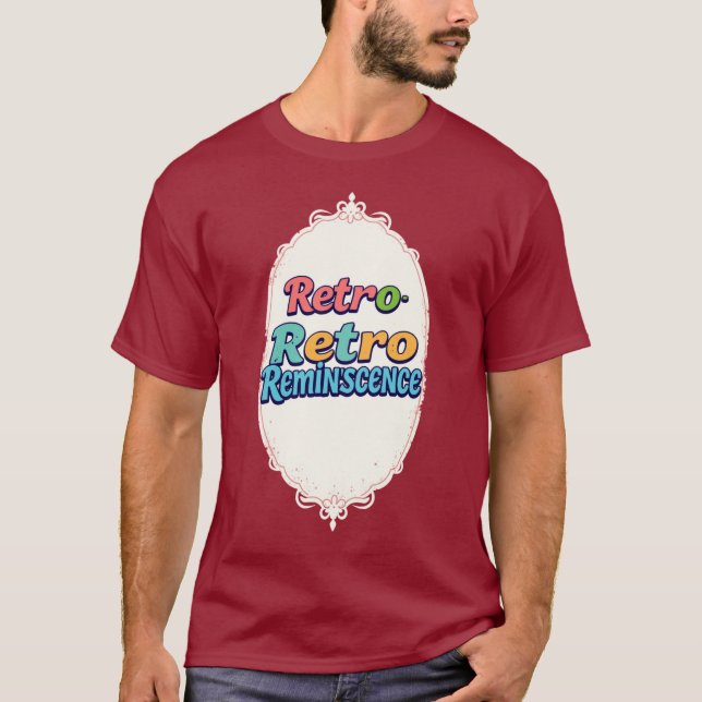 Camiseta Reminiscencia retro (Anverso)