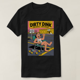 Camiseta Remo de Pickleball Perro Divertido con Bajos Princ