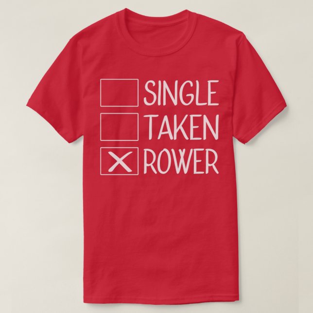 Camiseta remo de una sola mano Funny Rowing Para Rowers Ro (Diseño del anverso)