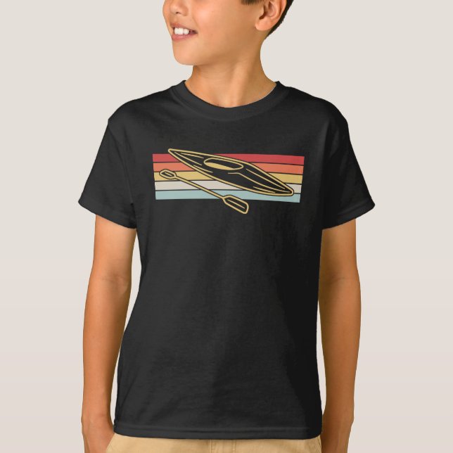 Camiseta Remo en canoa retro (Anverso)