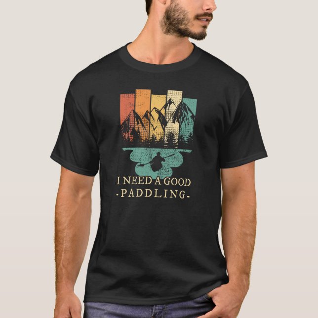 Camiseta Remo en canoa Retro (Anverso)