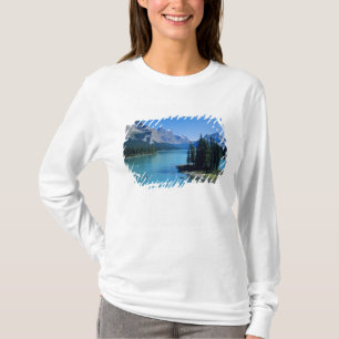 Camiseta Remo en kayak en el lago Maligne en Spirit Island