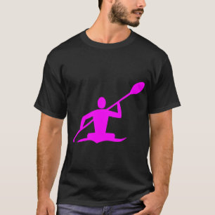 Camiseta Remo en kayak - Magenta