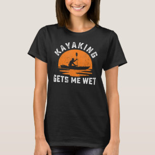 Camiseta Remo en kayak vintage me moja en barca yak canoa k