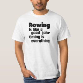 Camiseta Remo es como un buen chiste, el tiempo lo es todo