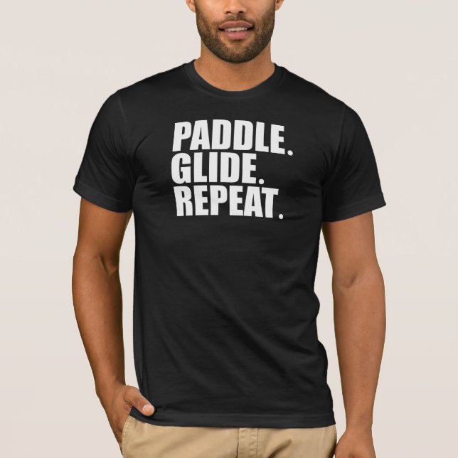 Camiseta Remo. Glide. Repite. Canoa (Anverso)