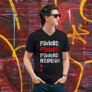 Camiseta Remo... Repetir - Diseño de tablero de aletas de p