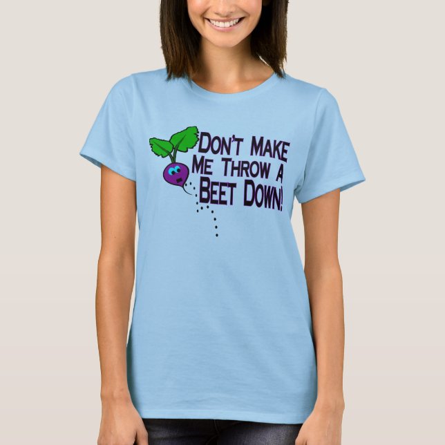 Camiseta Remolacha abajo (Anverso)