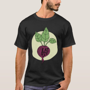 Camiseta Remolacha Verdura Vegana Dieta Saludable Basada En