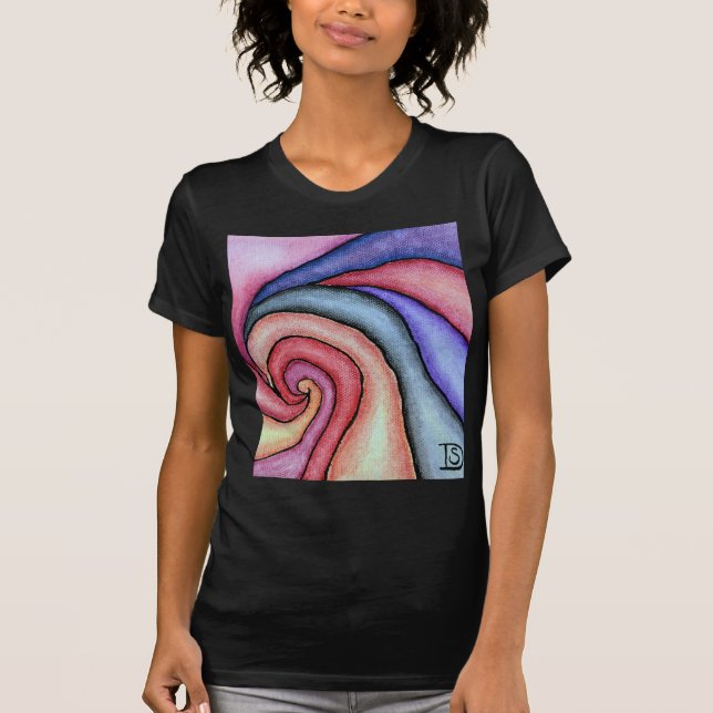 Camiseta Remolino de acuarela (Anverso)