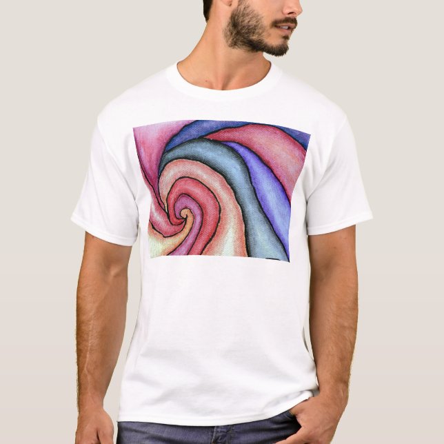 Camiseta Remolino de acuarela (Anverso)