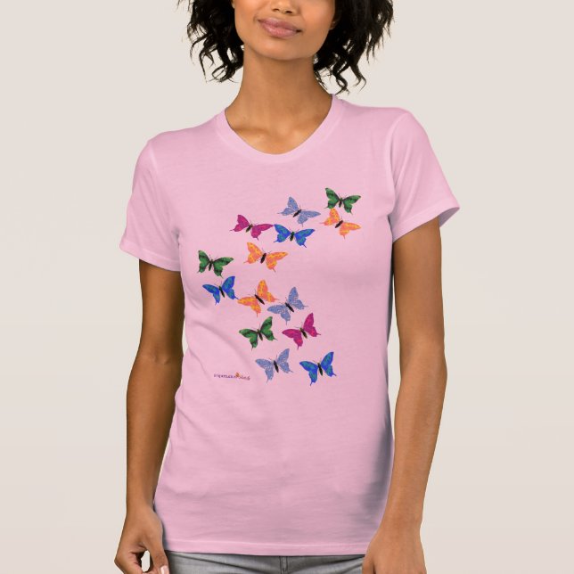Camiseta Remolino de la mariposa (Anverso)