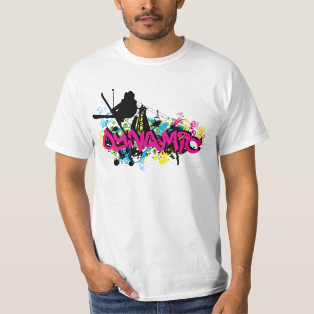 Camiseta Remolinos del esquiador (Anverso)
