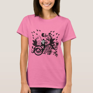 Camiseta Remolinos negros irlandeses y duendes