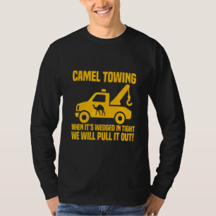 Camiseta Remolque de camello Remolque de camello retro H