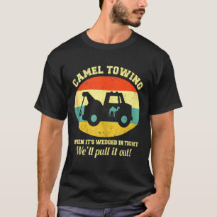 Camiseta Remolque de camello Retro Humor adulto Dicho Diver