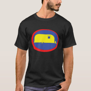 Camiseta Remolque de caravana RV estilo Surf Retro 80