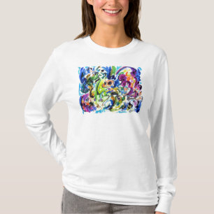 Camiseta Remolque de color abstracto