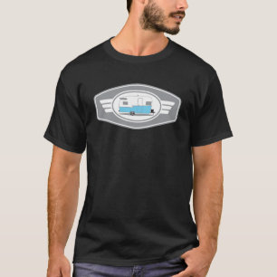 Camiseta Remolque de Shasta del vintage